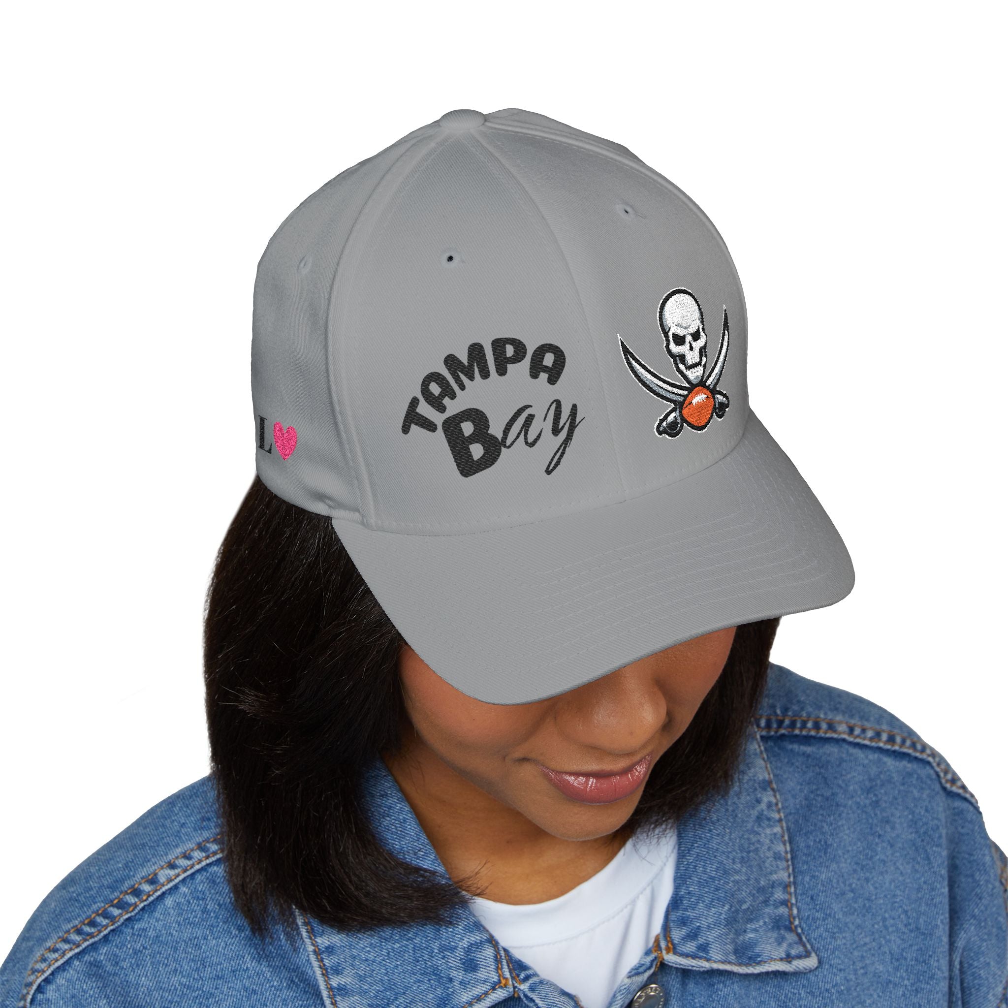 Tampa Bay Embroidered Skull & Swords Baseball Cap