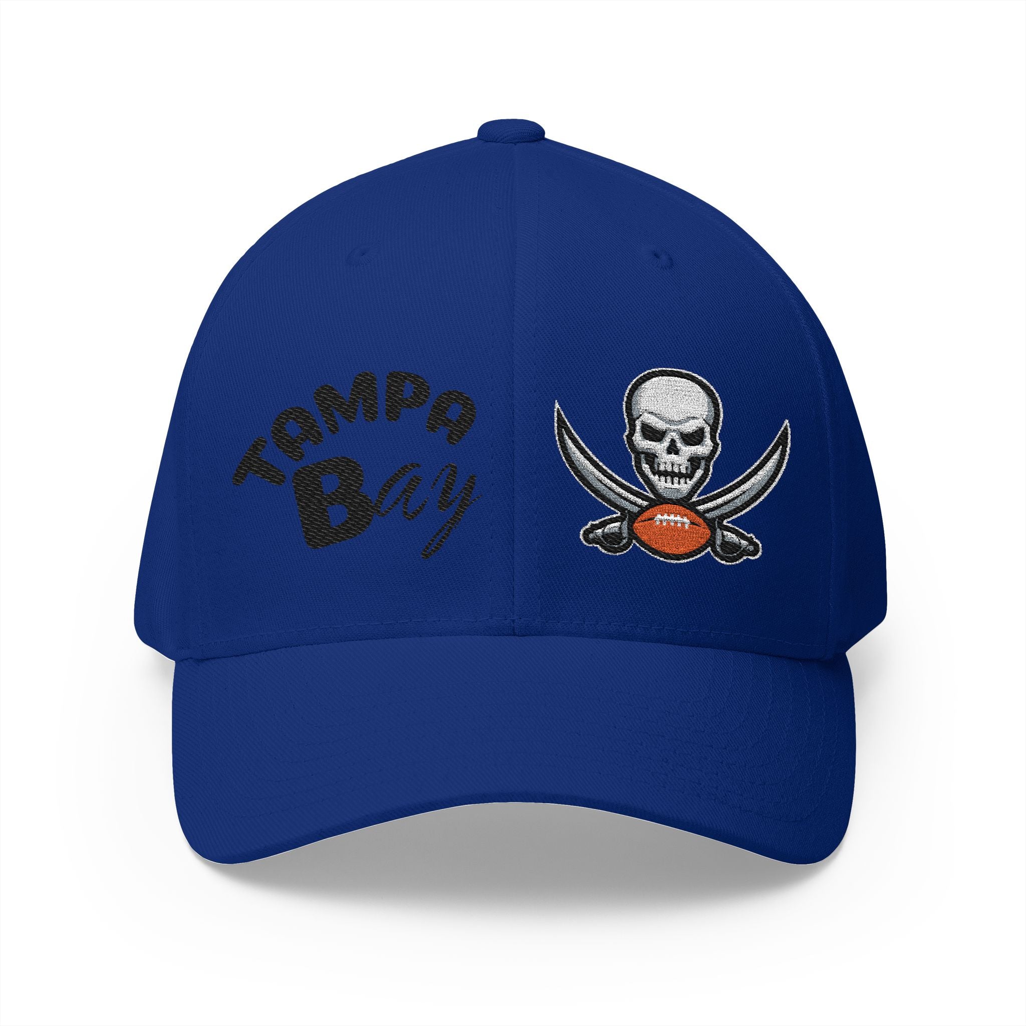 Tampa Bay Embroidered Skull & Swords Baseball Cap