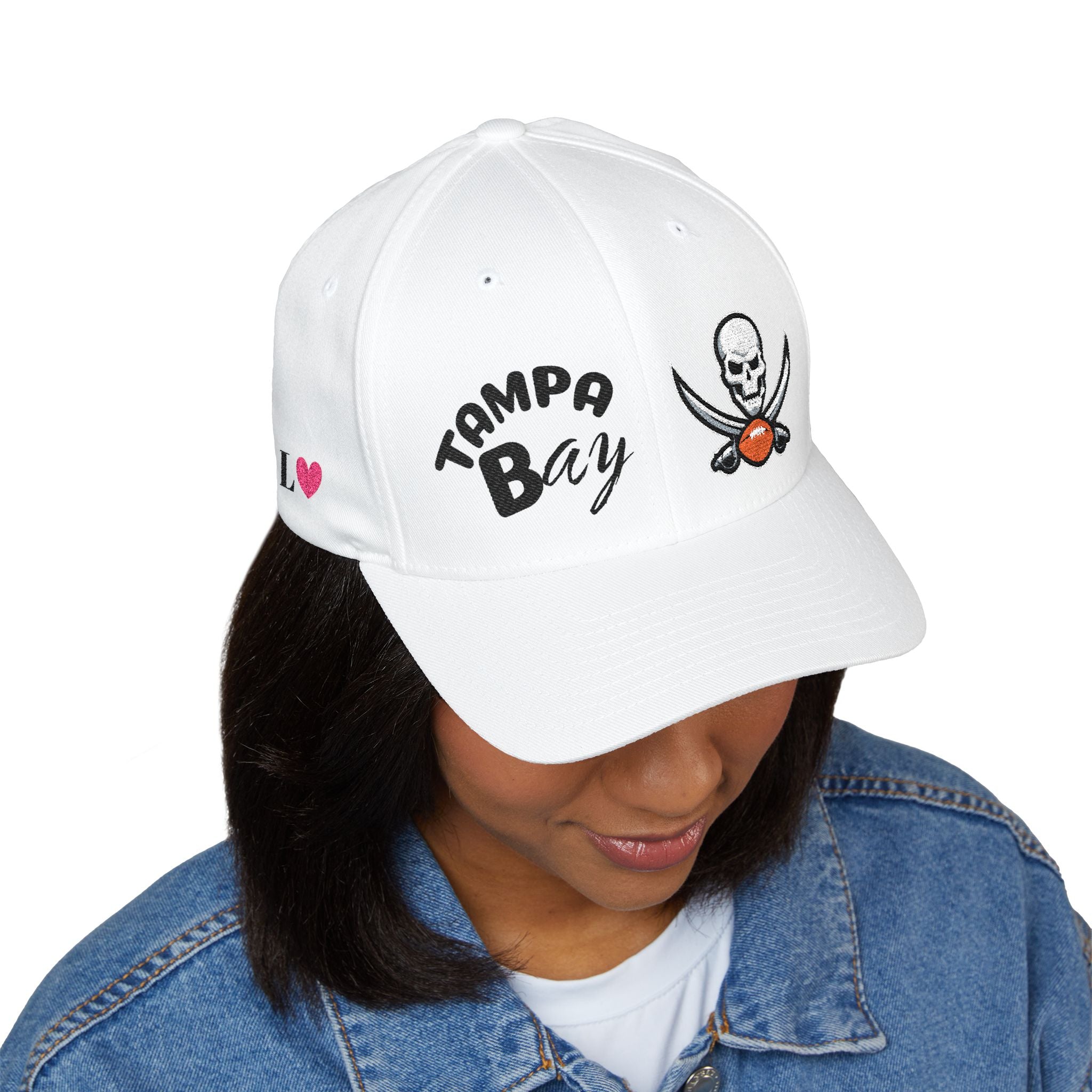 Tampa Bay Embroidered Skull & Swords Baseball Cap