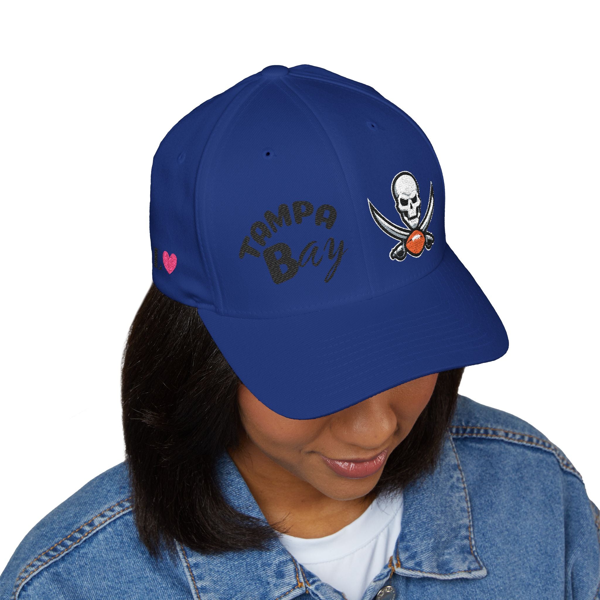 Tampa Bay Embroidered Skull & Swords Baseball Cap