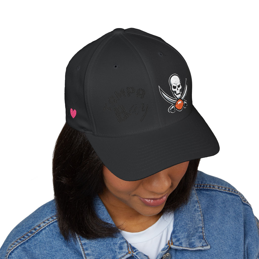 Tampa Bay Embroidered Skull & Swords Baseball Cap