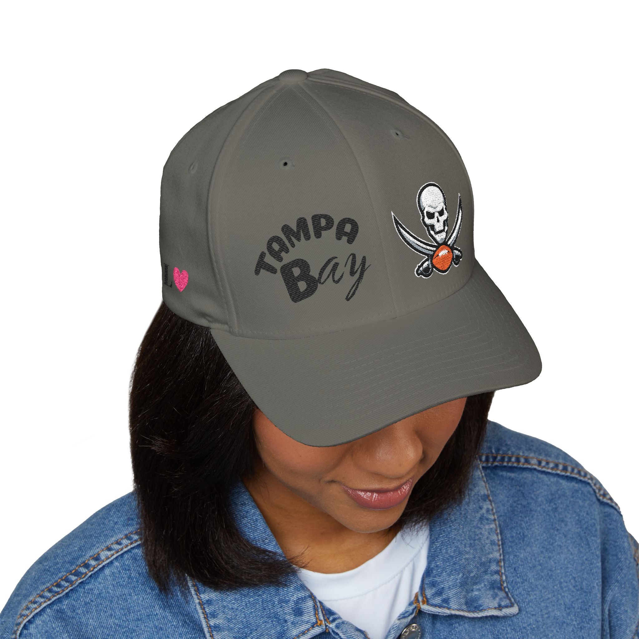 Tampa Bay Embroidered Skull & Swords Baseball Cap