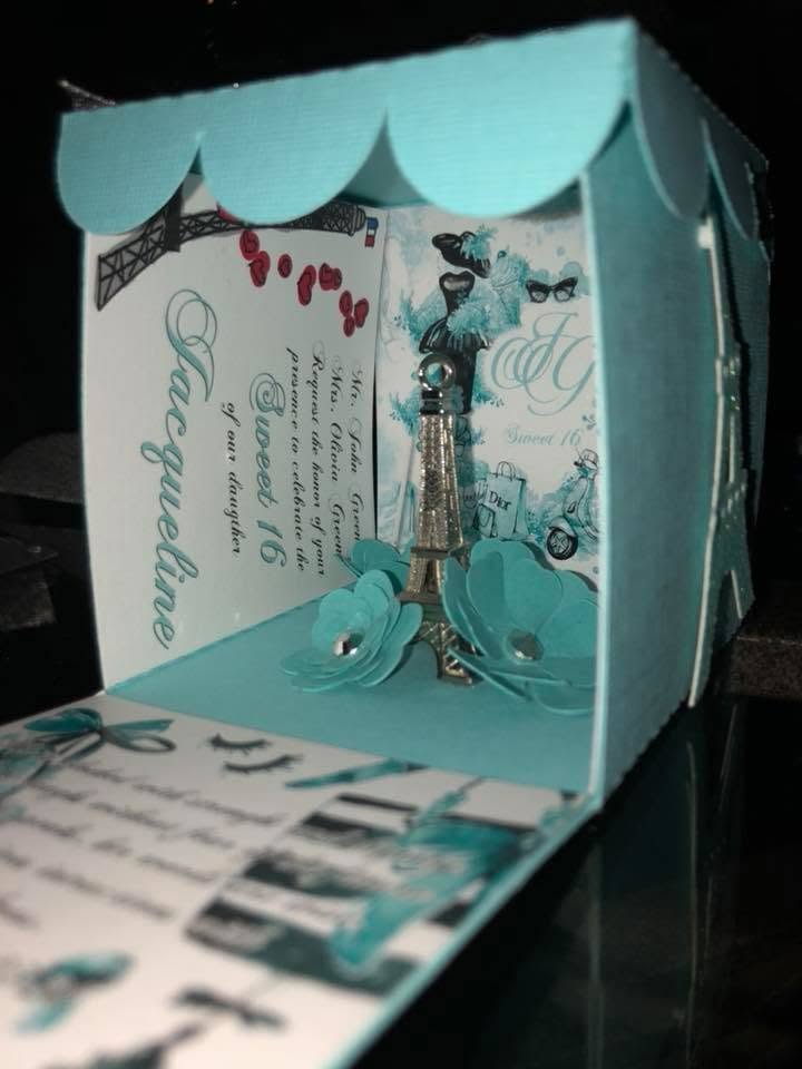 XV's or Sweet 16 Invitation Laser/Box