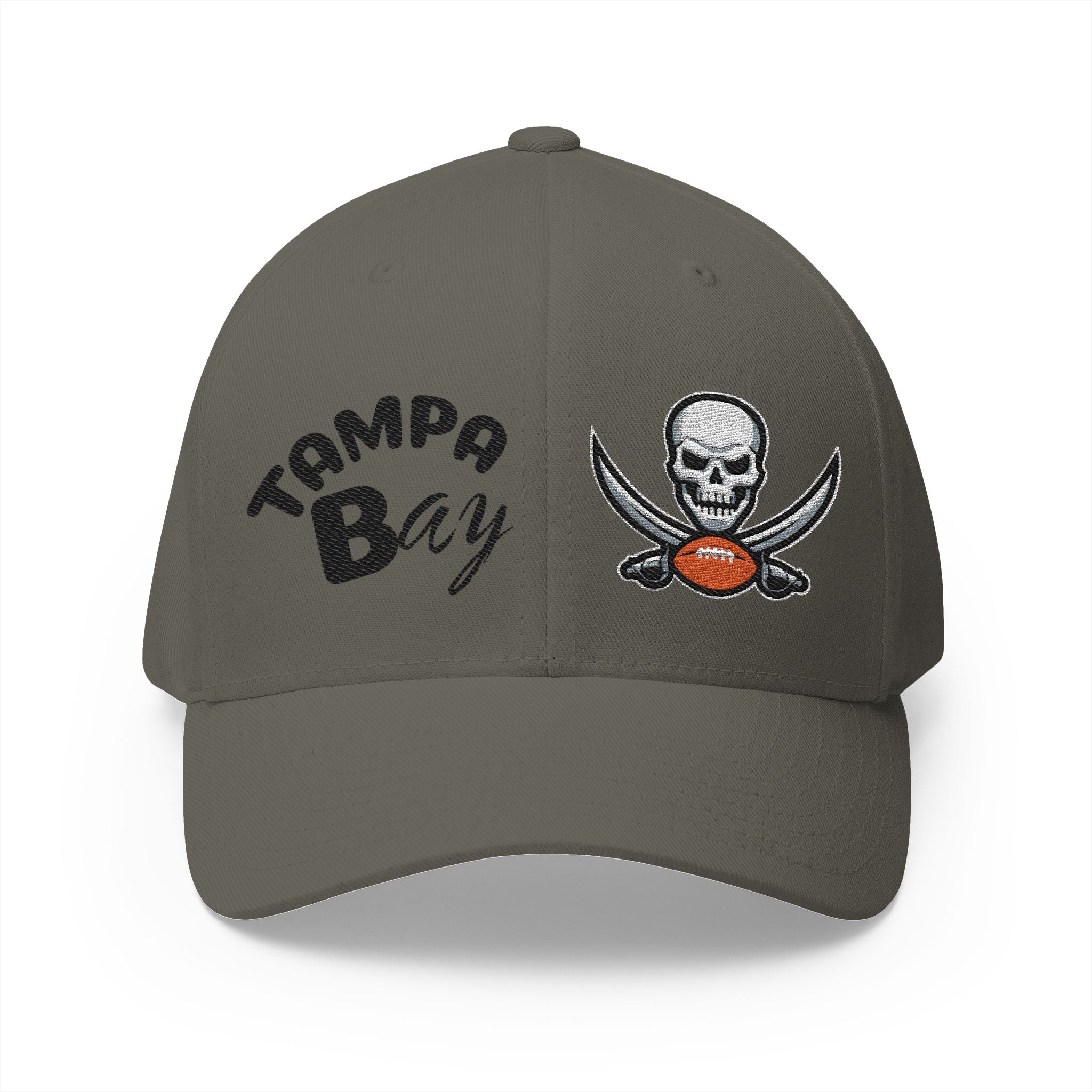 Tampa Bay Embroidered Skull & Swords Baseball Cap