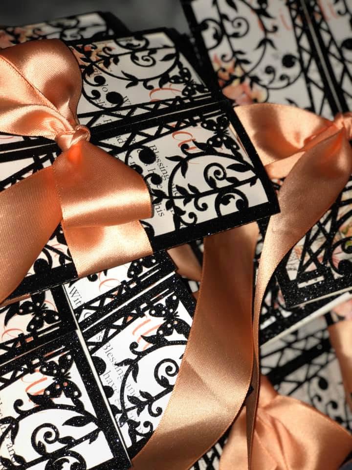 XV's or Sweet 16 Invitation Laser/Box