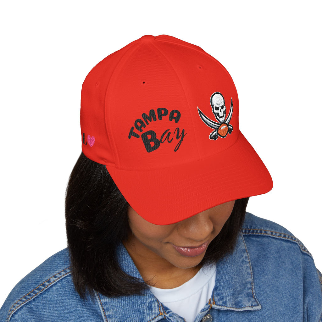 Tampa Bay Embroidered Skull & Swords Baseball Cap