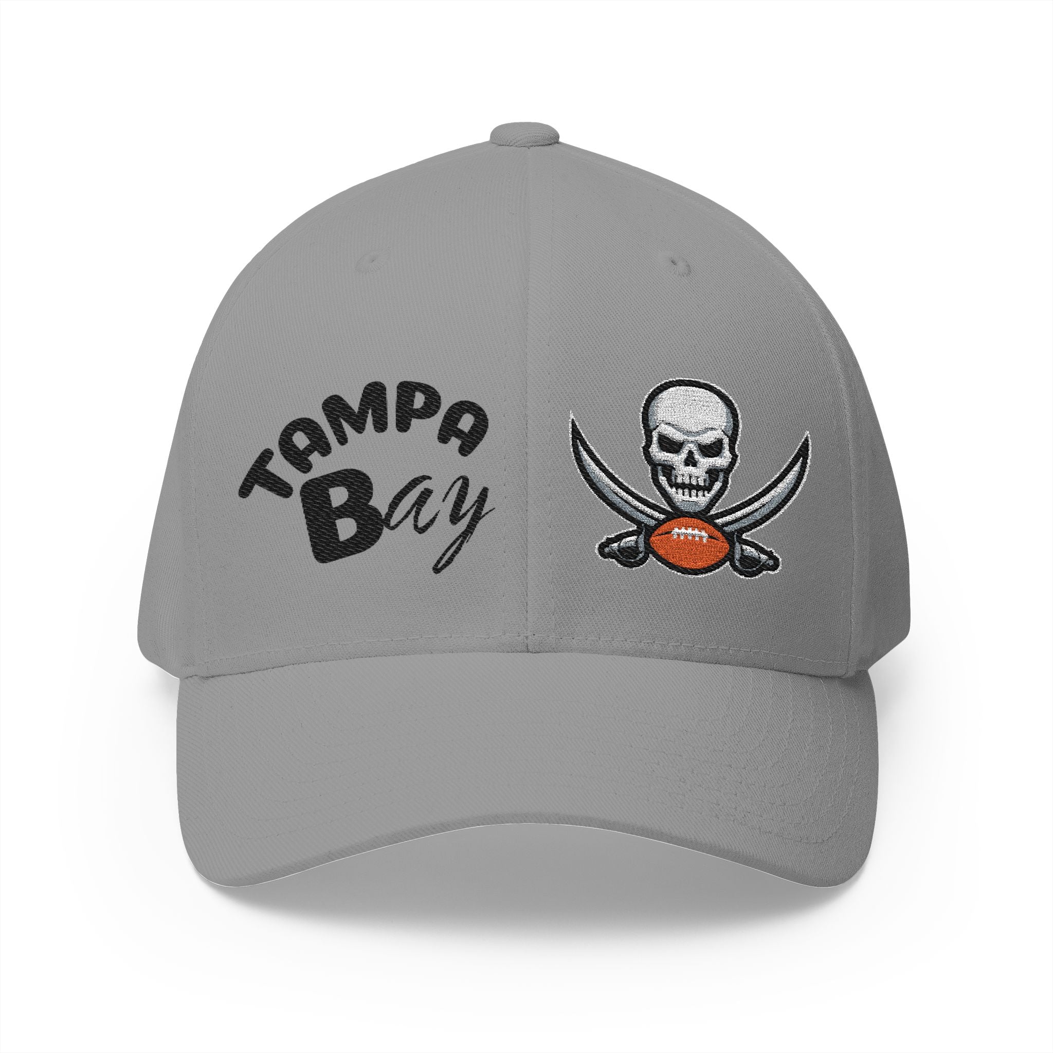 Tampa Bay Embroidered Skull & Swords Baseball Cap