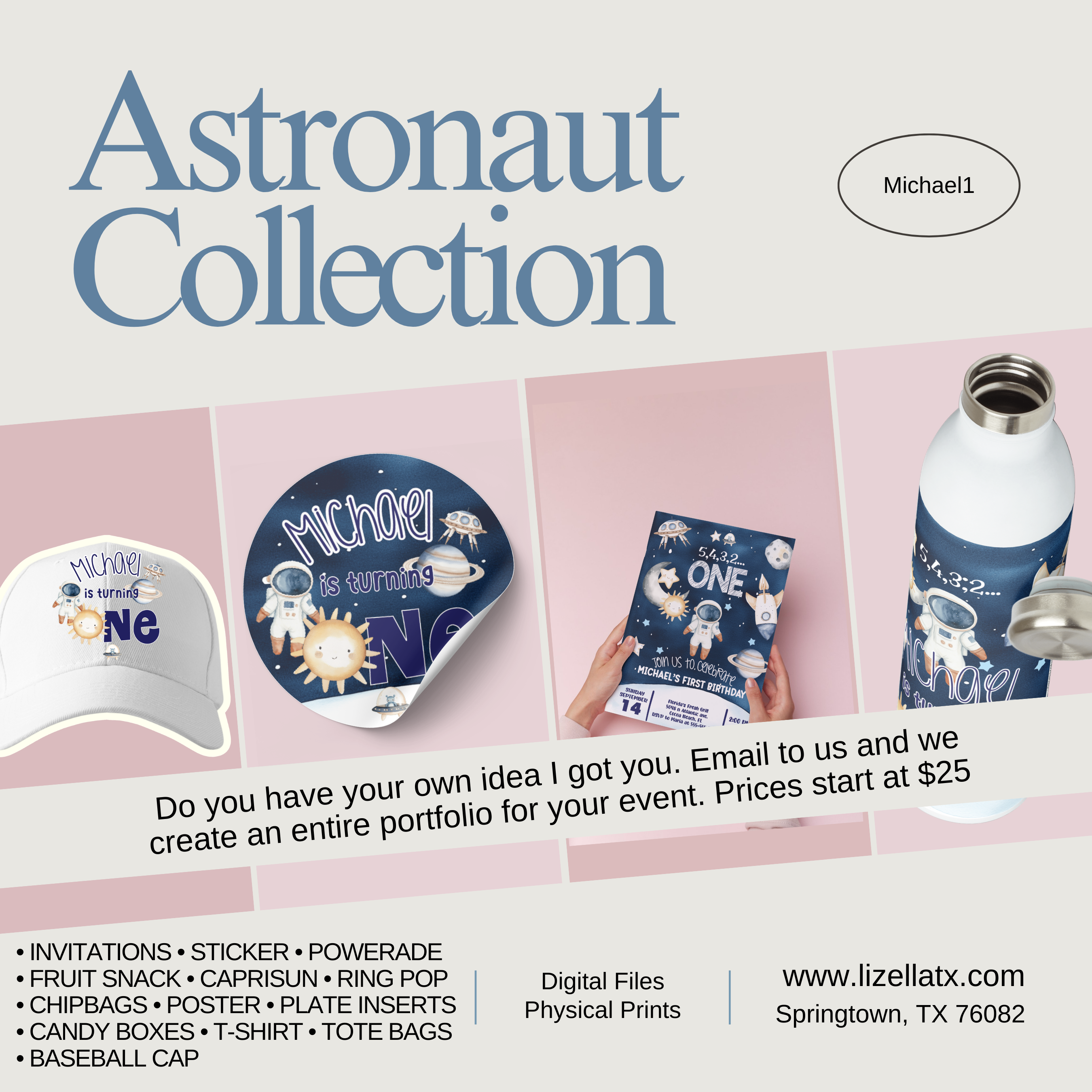 Astronauts Birthday Digital