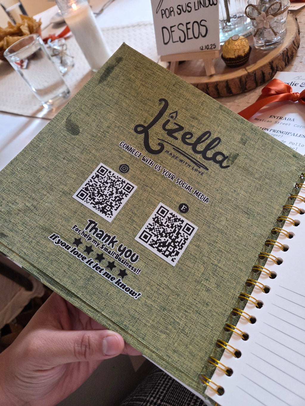 Personalize Guest Book