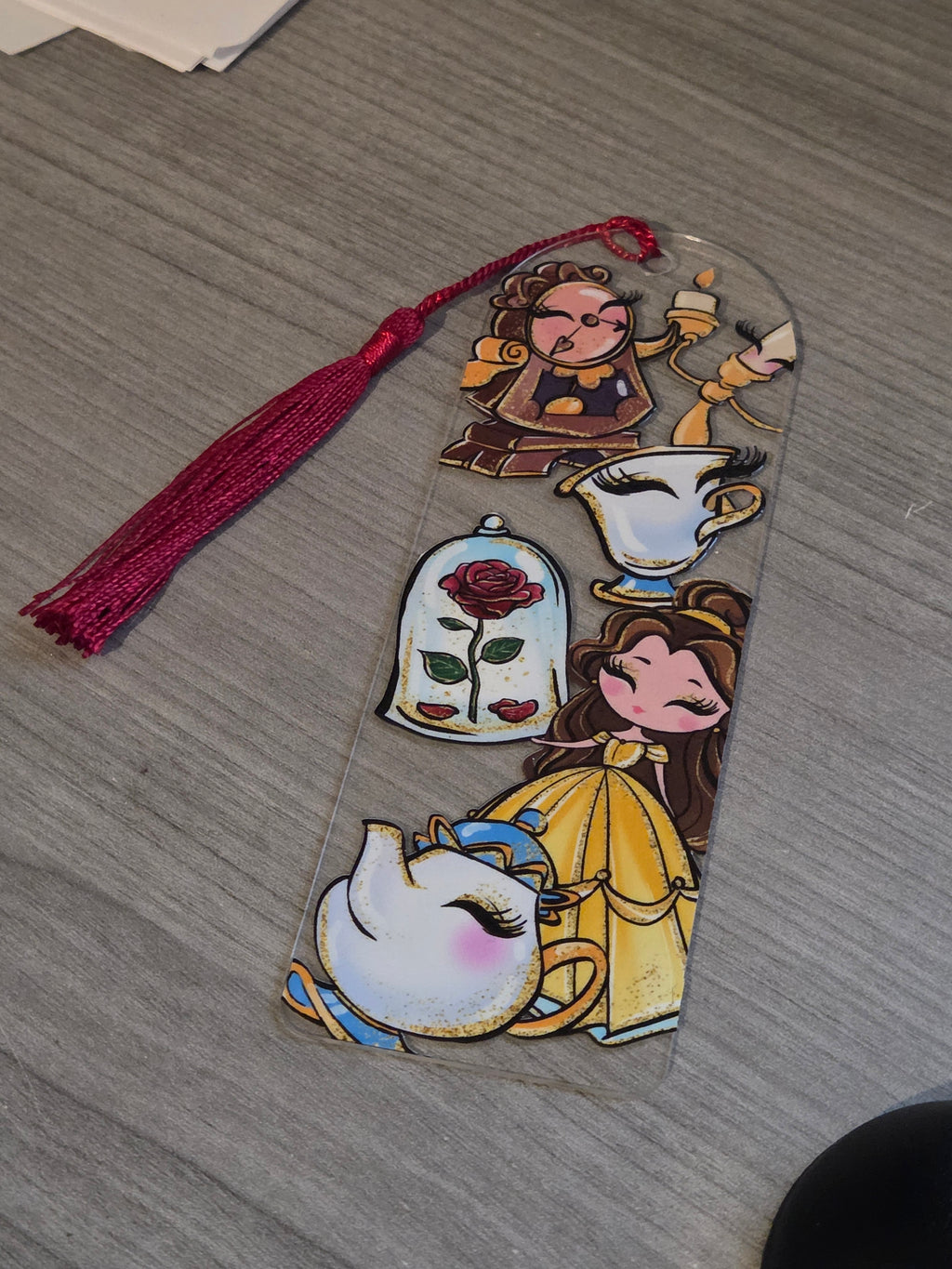 Marcapáginas con borla