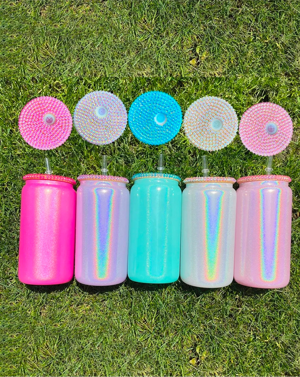 16 oz Shimmer Glass can